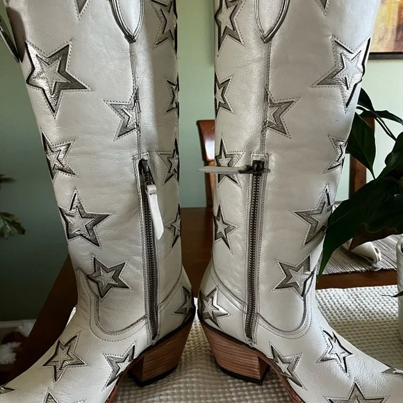 NWT Originally $350 Ariat Casanova Star X Toe Western Boot in Pearl Size 7 - Picture 11 of 13
